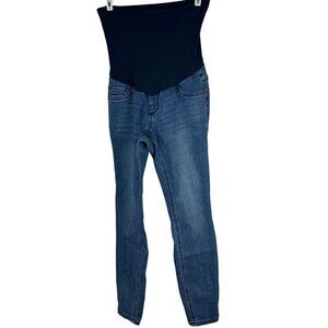 Indigo Blue Maternity Secret Fit Belly Full Panel Jeans Size Small